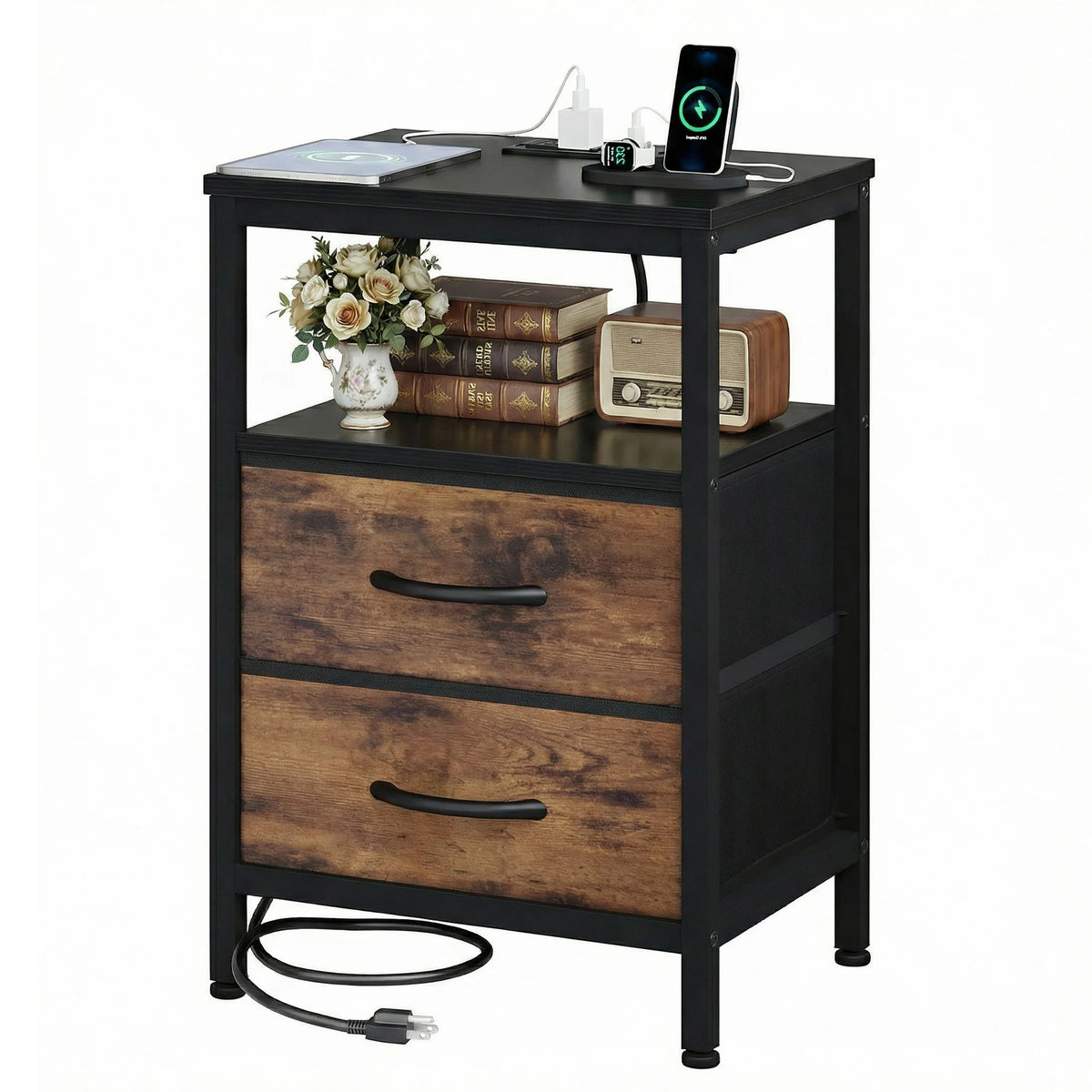 RestHub ™ Bedside Table Charging Station