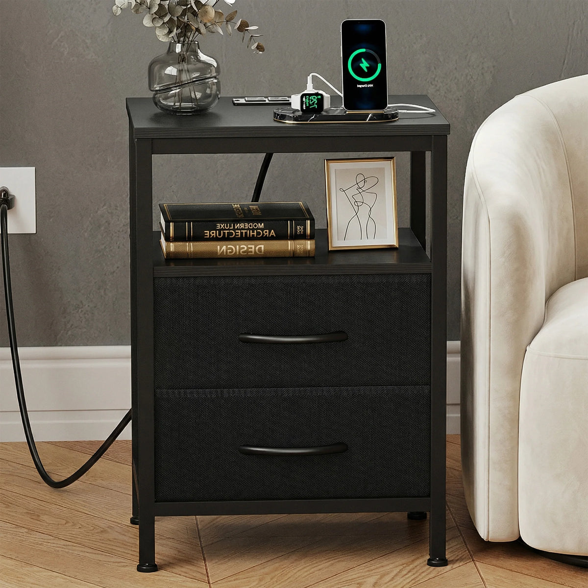 RestHub ™ Bedside Table Charging Station