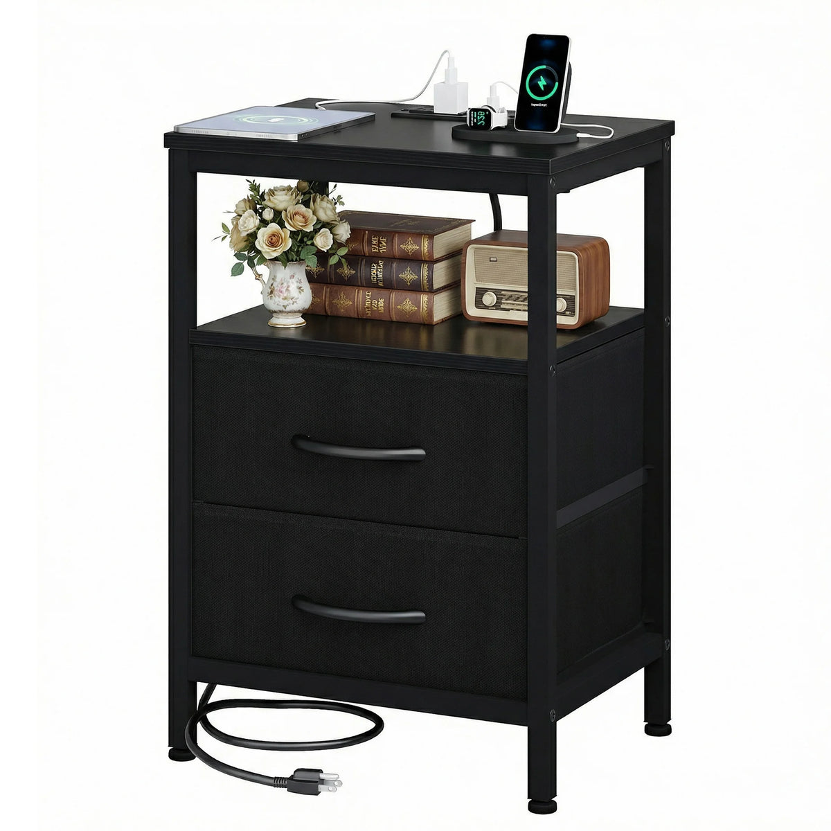 RestHub ™ Bedside Table Charging Station