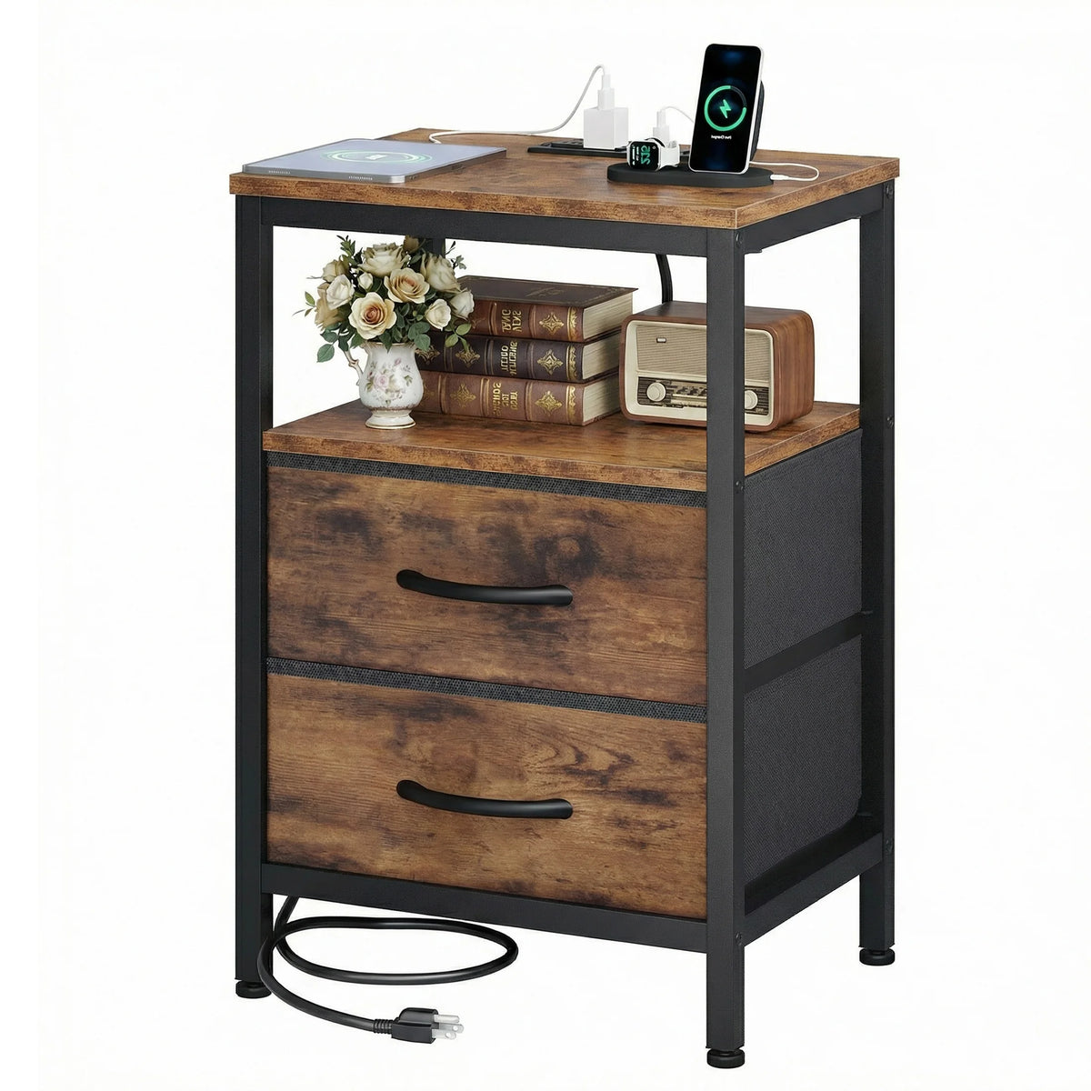 RestHub ™ Bedside Table Charging Station